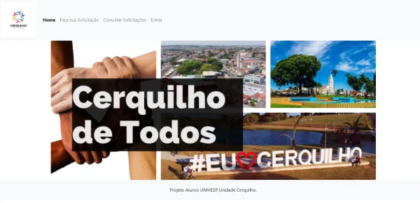 Sistema de Denúncias — tela principal