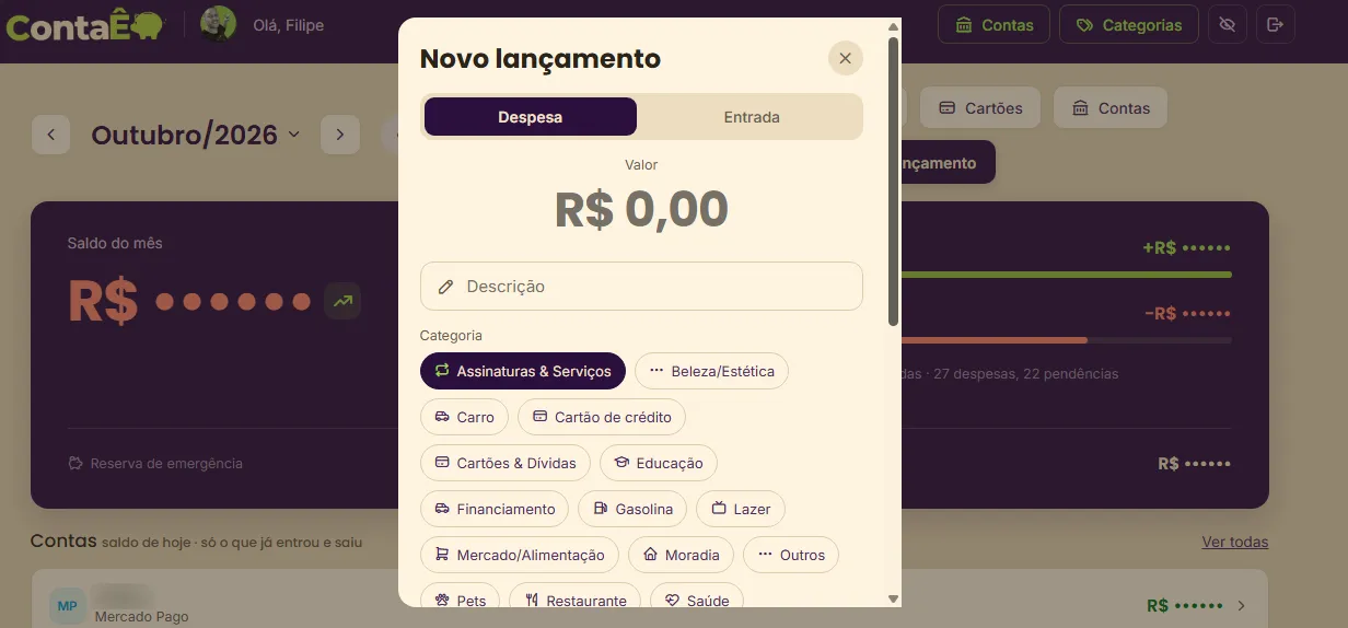 ContaÊ — novo lançamento